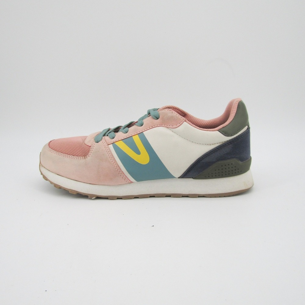 Tretorn Loyola Sneakers Size 7.5 M Women's Pink White Blue Yellow Low Top